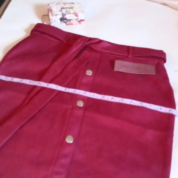 New sexy skirt size L burgundy love Scarlett - Picture 9 of 9